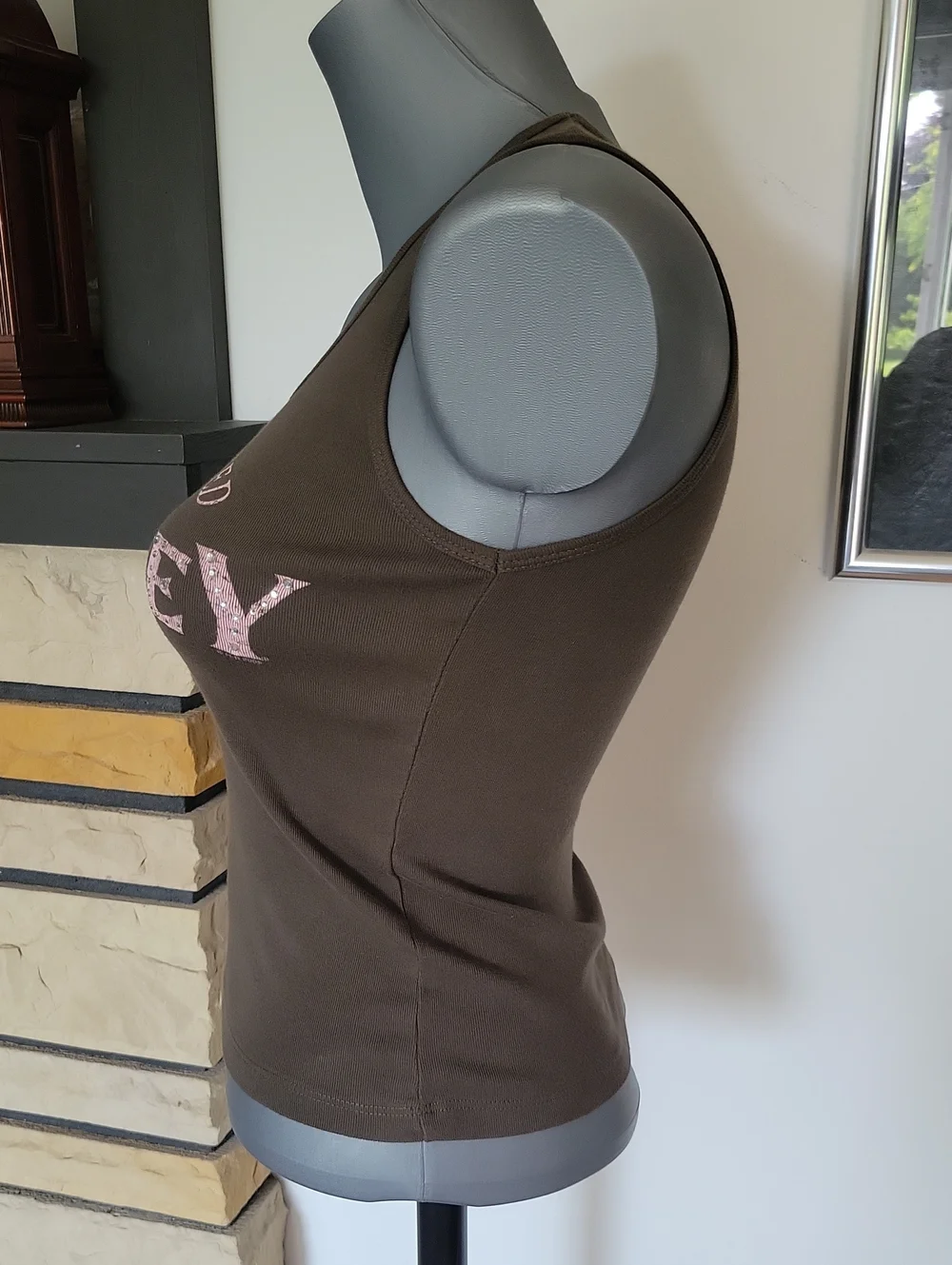 Harley-Davidson Tank Top Small Green Pink